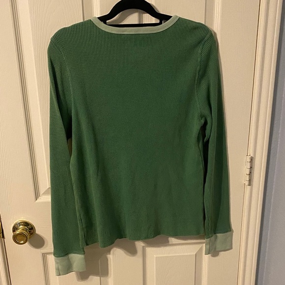 American Eagle Outfitters Green Waffle Knit Sweater - Picture 6 of 6